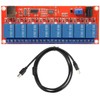 Relay Module Interface Board for LowLevel Trigger USB Serial Port
