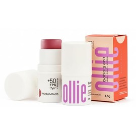 Ollie - Barra 3 en 1 Rubor, Labial y Sombra FPS +50 | Rosa Malva