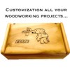 FOOS 1/4" Wood Carving 60° V-GROOVE router bit - PRO