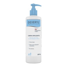 DEXERYL Crema Emoliente, Hidratación y Reparación para Piel Seca o Atópica | Fórmula con Vaselina, Parafina y Glicerol, 500g