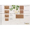 C7 / A7 Brown Ribbed Kraft Envelopes x 50 Pack