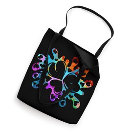 Cute Heart Shapes Love Colorful Elegant Heart Tote Bag