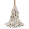 Boardwalk BWK132C #32 White Cotton Head 54 in. Natural Wood