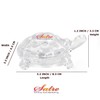 Crystal Glass Turtle-Tortoise for Feng Shui and Vastu with Pond