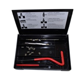 AB Tools 1/4" x 28 UNF Imperial Tap Repair Cutter Kit Helicoil Damaged Threads 14pc Kit