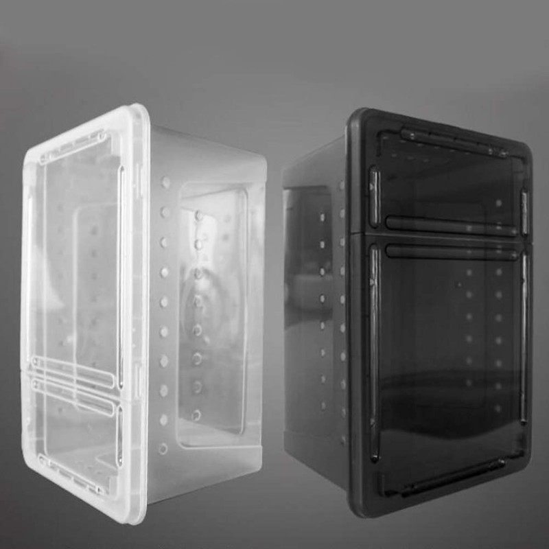 OMEM Portable Reptile Terrarium Habitat for Mini Pet Houses Breathable