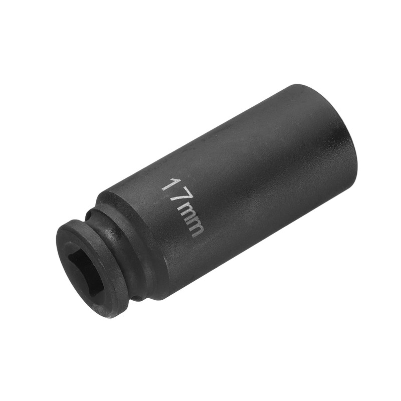 sourcing map Deep Impact Socket 3/8" Square Drive by 17mm