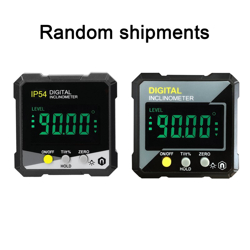IP54 4*90° Portable Digital Inclinometer LCD Backlight Digital Protractor Slope