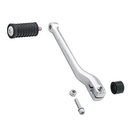 Classic Chrome Heel Road Shifter Lever Electra 1984-2023 Harley Limited Touring Street Motorcycles Glide S TK Trike Foot Toe Ultra Shift CVO Shaft 33600325 Davidson Mounting Hardware King Shifting NEW