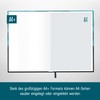 paper&you® Bullet Journal Dotted A4+ with Elastic Band [Shiny Teal]