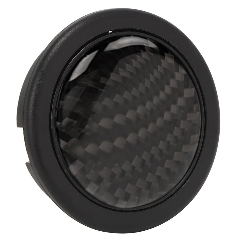 Carbon Fiber Horn Push Button Auto Car Steering Wheel Modified