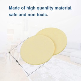 Blulu 24 Pack Replacement Steam Mop Scent Discs Steam Mop Fragrance Discs Pads Compatible with Bissell Powerfresh and Symphony Series Fits Model 1940, 1806 and 1132, Lemon Fresh Fragrance