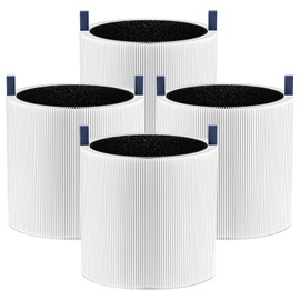 4 Pack Mini Max Replacement Filter Compatible with Blueair Blue Pure Mini Max Air Purifiers, Blue Pure FMINI Filter HEPA & Activated Carbon Air Filt-er Fits for Blue Pure Mini Max
