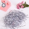 100 Grams Basket Filler Paper Shred, Sparkly Silver Film PP