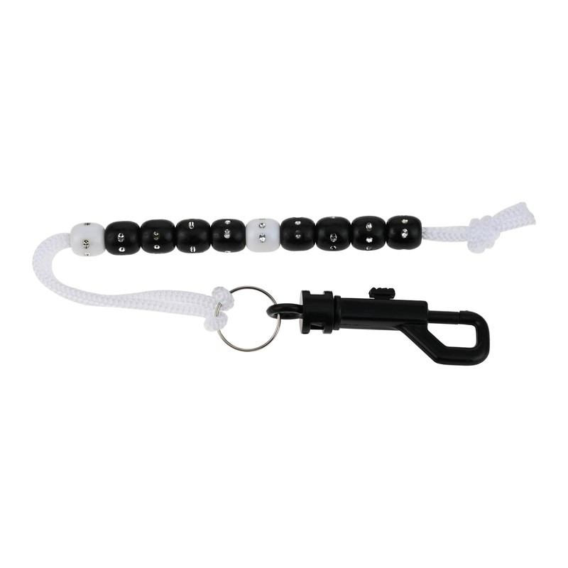 MUXSAM Golf Rhinestone Bead Score Counter, Black, 1Pc Golf Beads