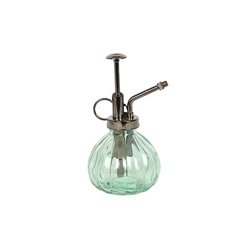 Jones Home & Gift Green Botanical Glass Plant Mister