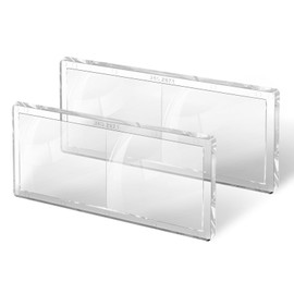 2" x 4.25" Welding Helmet Hood Magnification Magnifying Magnifier Cheater Plastic Lenses Plate (Polycarbonate, 2.50 Diopter) - Pack of 2