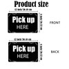 Order Here and Pick Up Here Signs Double-Sided Order Here