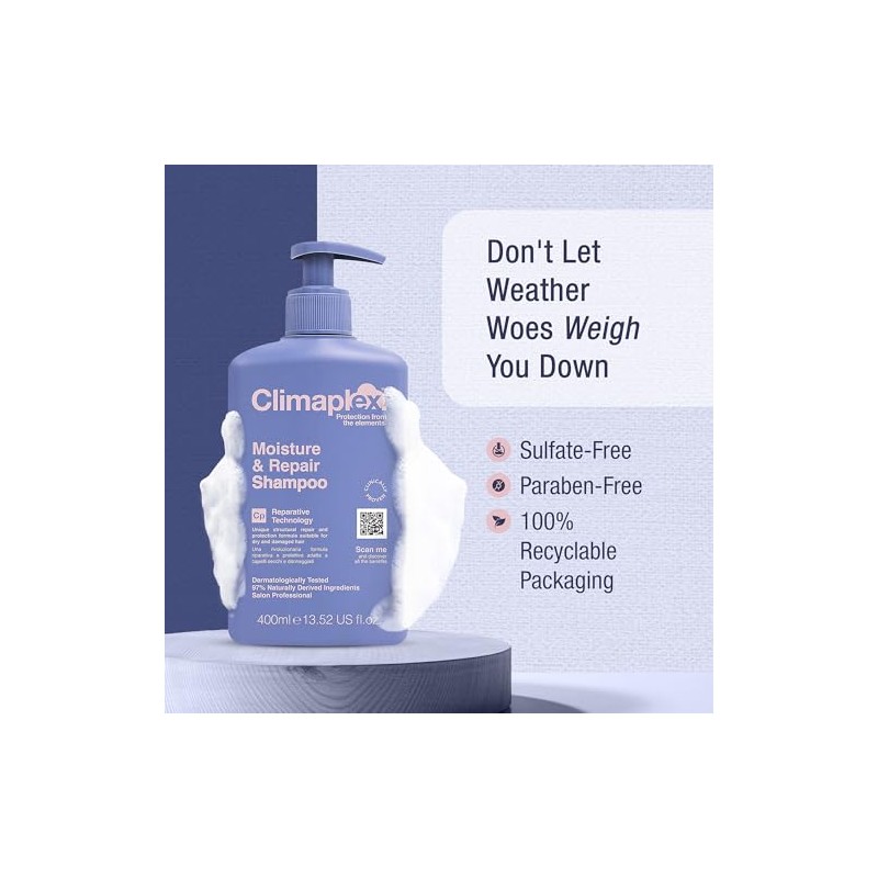 CLIMAPLEX Shampoo Hidratante y Reparador 400ml