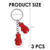 3 Pieces Boxing Glove Keychains, Creative Keychains, Sports Element Keychains,