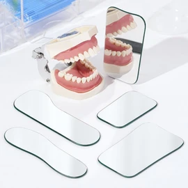 5 Piezas de Espejo Intraoral, Espejos Intraorales Dentales, Oral Reflector, Espejo Reflector de 2 Caras, Ortodoncia Fotográfico Intraoral, Espejo Oral Fotográfico Oclusal Dental Profesional