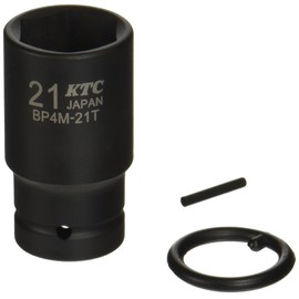 Kyoto Machine Tools (KTC) BP4M21TP 1/2 inch (12.7 mm) Impact Wrench Socket (Semi-Deep Thin) 0.8 inches (21 mm)