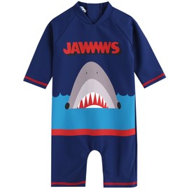 VAENAIT BABY Little Boys Swimsuit Rashguard Swimwear Jaws King Baby S