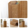 Alipis Woven Umbrella Stand for Entryway Freestanding Umbrella Holder Basket