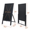 SELEAD Solid Wood Frame Chalkboard with Stand - 40" x