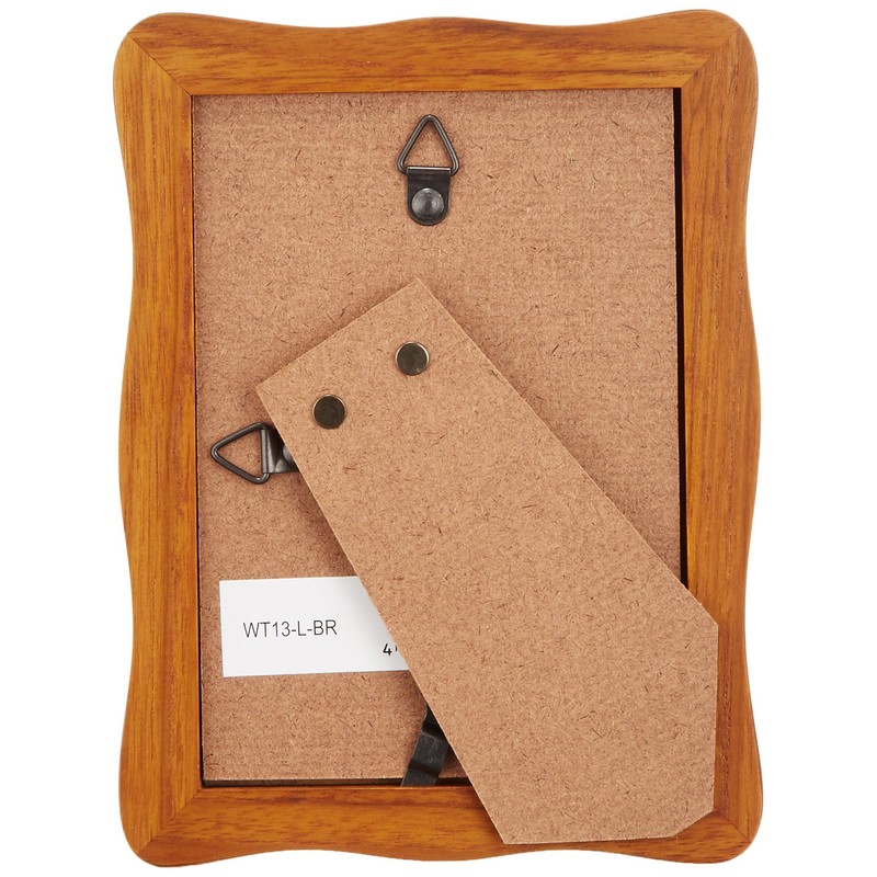 LADONNA Radona Picture Frame WT13-L-BR Large Brown 073153