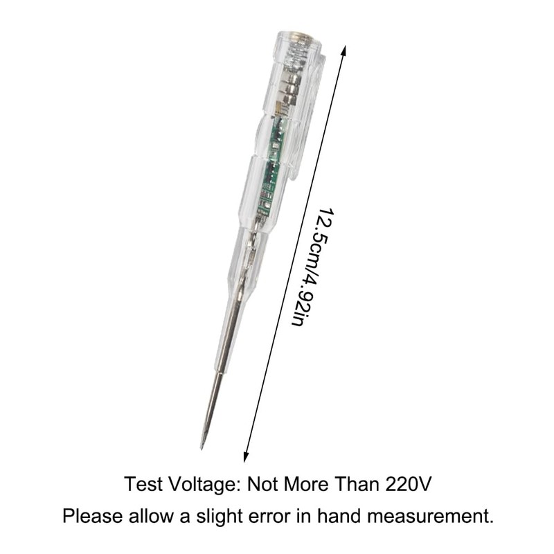 4PCS Voltage Pen Flat Screwdriver, Length 125mm, 2 in 1