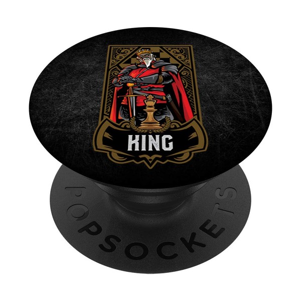 King Chess Game Piece Chess Club Player Gambit Red Team