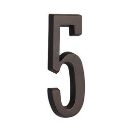 HASWARE 4 Inch Self Adhesive House Number, Modern and Easy to Install without Tools, Ideal for Outside Street Mailbox Office Hotel Room Apartments Home