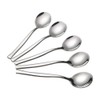 Xowine 12-Piece Stainless Steel Round Spoon, Soup Spoon