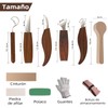 IOAGSVW Herramientas para Tallar Madera, herramientas carpinteria, cuchillos para trabajar