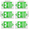 JW LIGHTING 6 PACK GREEN LED Emergency Exit Light Sign