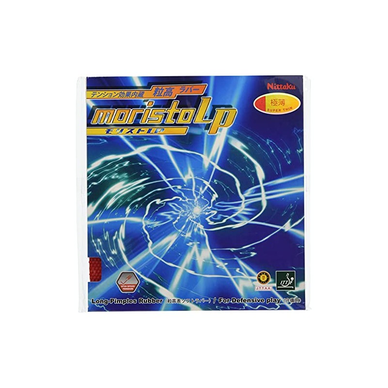Nittaku NR-8673 Table Tennis Rubber Morist _LP Tension Red Thin