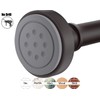 Bronze Shower Curtain Rod, Adjustable 43-72 Inches,Rust Resistance, Tension Rod