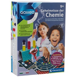 Clementoni Galileo Lab - Secrets of Chemistry, Adventurous Lab Set with Magic Clues, Playful Introduction to Chemistry & Science, for Children by Clementoni 59214, Medium