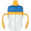 Thermos Foogo BPA Free Soft Spout Tritan Plastic Sippy Cup with Handles Blue 235mL