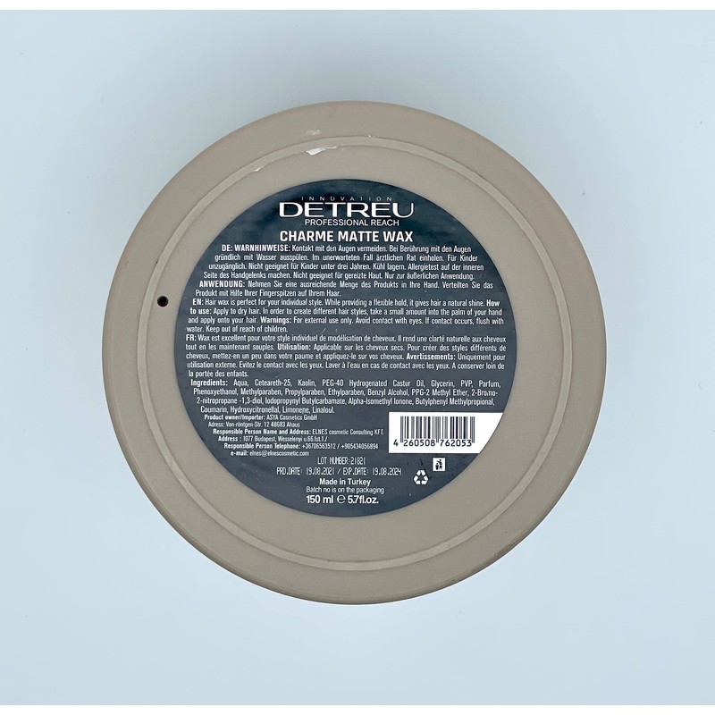 Detreu Styling Hair Wax Hair Wax Strong Hold and Long-Lasting