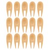 20pcs Green Bamboo Fork Pitch Mark Repairer Pitch Fork Pitchfork