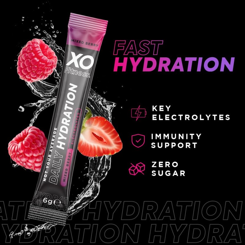 XO Fitness Hydration Sachets | Key Electrolytes Sachets | Immunity