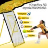 Happy Jump 7x4 FT Portable Volleyball Rebounder Net, 5 Adjustable