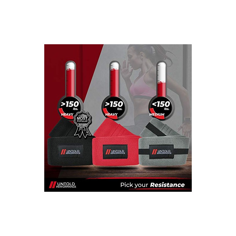 Heavy Resistance Bands - Hip Bands for Working out, Premium
