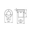 Gordo DL-LED14 Recessed Floor Spotlight 220 V IP67 for Outdoor