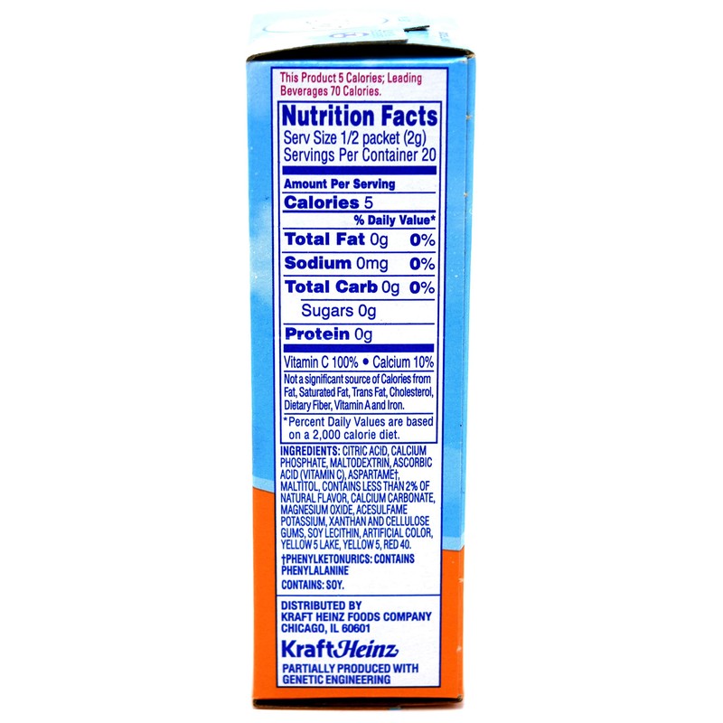 Crystal Light Classic Orange On The Go 10 Sachet Drink