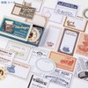 Ta Merry 120 Pcs Flake Seal Collage Material Stickers Labels
