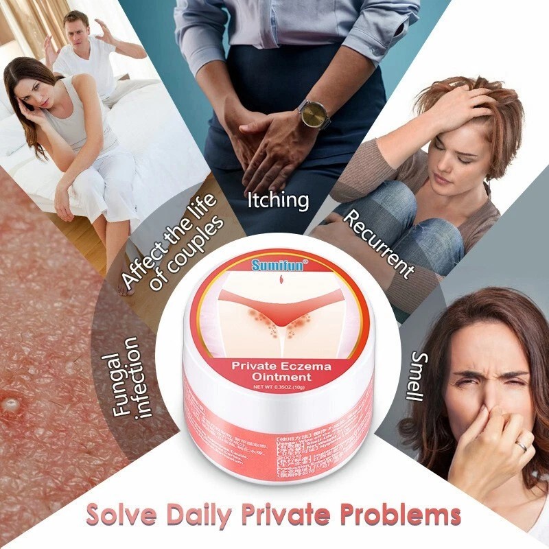 Itchy Skin Care Repair Eczema Ointment Cream Private Area Deodorant