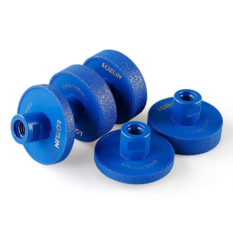 LOZLIN 10mm Diamond Grooving Wheel for Angle Grinder 5/8-11 -